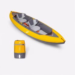 Canoa Kayak Hinchable Tribord 100+ Amarillo 2 Plazas